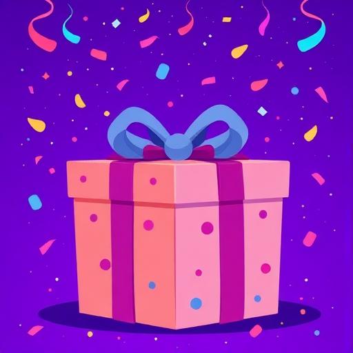 Rewards gift illustration